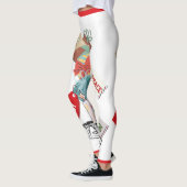 Niedliche Weihnachten Leggings (Links)