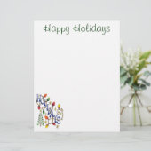 Niedliche Weihnachten, Lichter und Sterne mit Urla (Stehend Vorderseite)