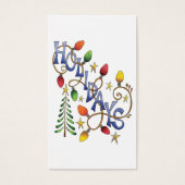 Niedliche Weihnachten, Lichter und Sterne mit Urla (Vorderseite)