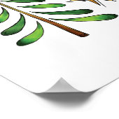 Niedliche Weihnachten, Lichter und Sterne mit Urla Poster (Ecke)