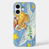 Niedliche Weihnachten mit Rabbit als Weihnachtsman Case-Mate iPhone Hülle (Rückseite)