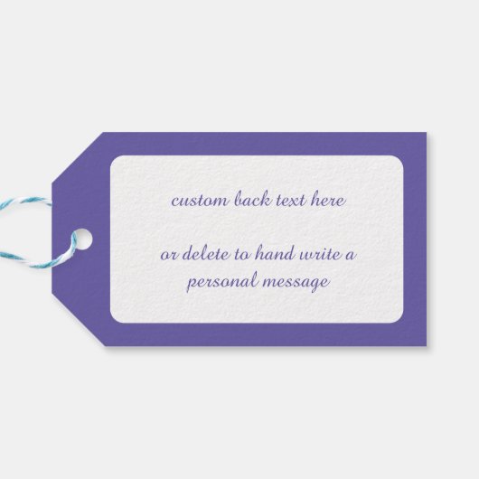 Niedliche Weihnachten, Musiker Engel spielen ihr H Geschenkanhänger (Rückseite Horizontal)