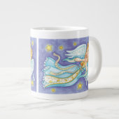 Niedliche Weihnachten, Musiker Engel spielen ihr H Jumbo-Tasse (Vorderseite Rechts)