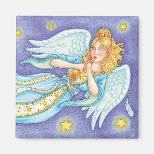 Niedliche Weihnachten, Musiker Engel spielen ihr H Magnet (Vorne)