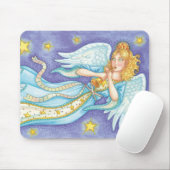 Niedliche Weihnachten, Musiker Engel spielen ihr H Mousepad (Mit Mouse)