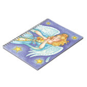 Niedliche Weihnachten, Musiker Engel spielen ihr H Notizblock (Linke Seite)