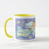 Niedliche Weihnachten, Musiker Engel spielen ihr H Tasse (Links)