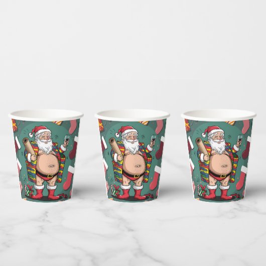 Niedliche Weihnachten Pappbecher (Multi)