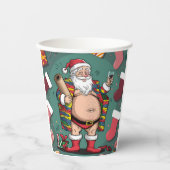 Niedliche Weihnachten Pappbecher (Vorderseite)