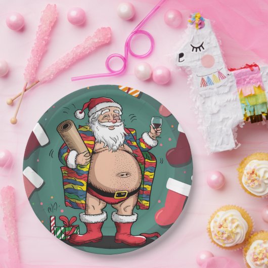 Niedliche Weihnachten Pappteller (Party)