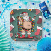 Niedliche Weihnachten Pappteller (Party)