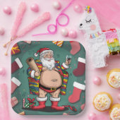 Niedliche Weihnachten Pappteller (Party)