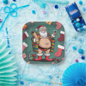 Niedliche Weihnachten Pappteller (Party)