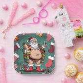 Niedliche Weihnachten Pappteller (Party)