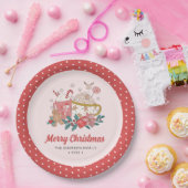Niedliche Weihnachten Pappteller (Party)