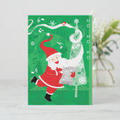 Niedliche Weihnachten, Party Einladung des Weihnac (Stehend Vorderseite)