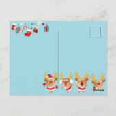 Niedliche Weihnachten Postkarte (Rückseite)