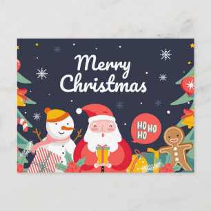 Niedliche Weihnachten Postkarte