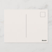 Niedliche Weihnachten Postkarte (Rückseite)