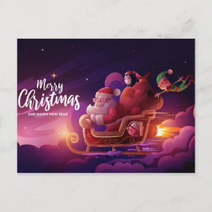 Niedliche Weihnachten Postkarte