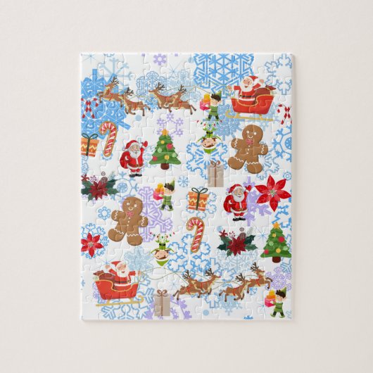 Niedliche Weihnachten Puzzle (Vertikal)