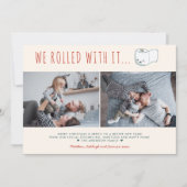 Niedliche Weihnachten rollten wir mit ihm 2 Foto (Vorderseite)