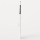 Niedliche Weihnachten Schwarzer Mops Welpe Santa Case-Mate iPhone Hülle (Hinten/Links)