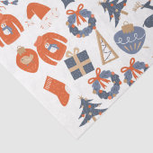 Niedliche Weihnachten Seidenpapier (Detail)