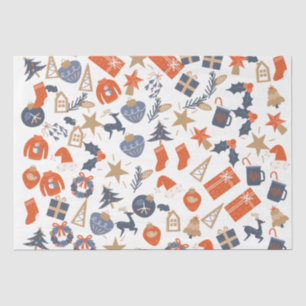 Niedliche Weihnachten Seidenpapier