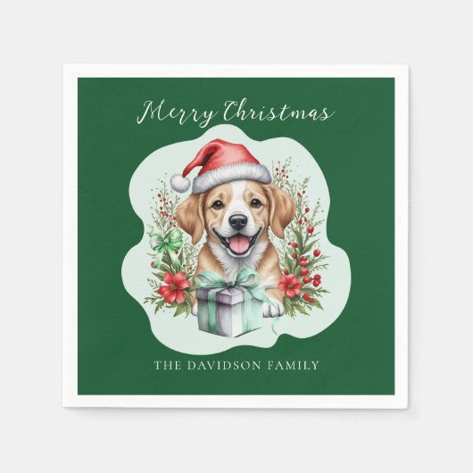 Niedliche Weihnachten Serviette (Vorderseite)