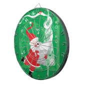 Niedliche Weihnachten, Singen und Tanzen Weihnacht Dartscheibe (Vorderseite rechts)