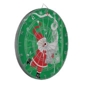 Niedliche Weihnachten, Singen und Tanzen Weihnacht Dartscheibe (Vorderseite Links)