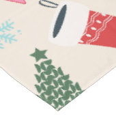 Niedliche Weihnachten Tischdecke (Schrägansicht)