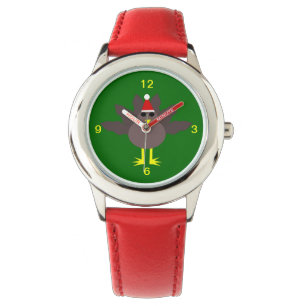 Niedliche Weihnachten Türkei Kinder mit Zahlen beo Armbanduhr