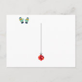 Niedliche Weihnachten Vielen Dank Postcard Postkarte (Rückseite)