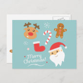 Niedliche Weihnachten - Weihnachten, Rentier, Lebk (Vorne/Hinten)