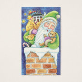 Niedliche Weihnachten, Weihnachtsmann im Schornste (Vorderseite)