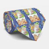 Niedliche Weihnachten, Weihnachtsmann im Schornste Krawatte (Gerollt)