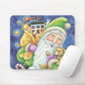 Niedliche Weihnachten, Weihnachtsmann im Schornste Mousepad (Mit Mouse)