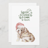 Niedliche Weihnachten Welpen Hund Weihnachten Wass (Vorne/Hinten)