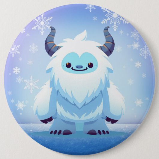 Niedliche Weihnachten/Winterjeti Button (Vorderseite)