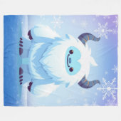 Niedliche Weihnachten/Winterjeti Fleecedecke (Vorderseite (Horizontal))
