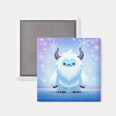 Niedliche Weihnachten/Winterjeti Magnet (Vorderseite/Rückseite)