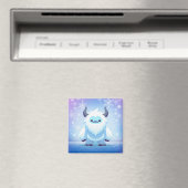 Niedliche Weihnachten/Winterjeti Magnet (In Situ (Geschirrspüler))