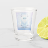 Niedliche Weihnachten/Winterjeti Schnapsglas (Rückseite)