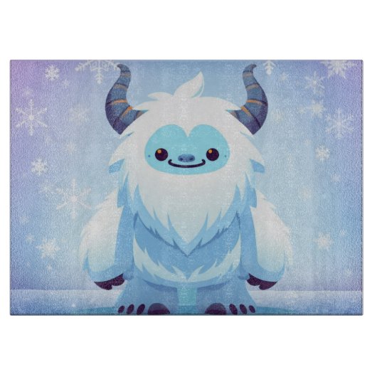 Niedliche Weihnachten/Winterjeti Schneidebrett (Vorderseite)