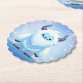 Niedliche Weihnachten/Winterjeti Untersetzer (angewinkelt)