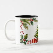 Niedliche Weihnachten Zweifarbige Tasse (Links)