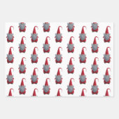 Niedliche weihnachtliche Wrapping Paper Sheets Geschenkpapier Set (Vorderseite)