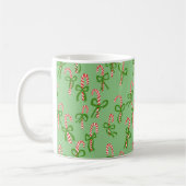 Niedliche Weihnachts-Candy Canes Xmas Sweet Holida Kaffeetasse (Links)